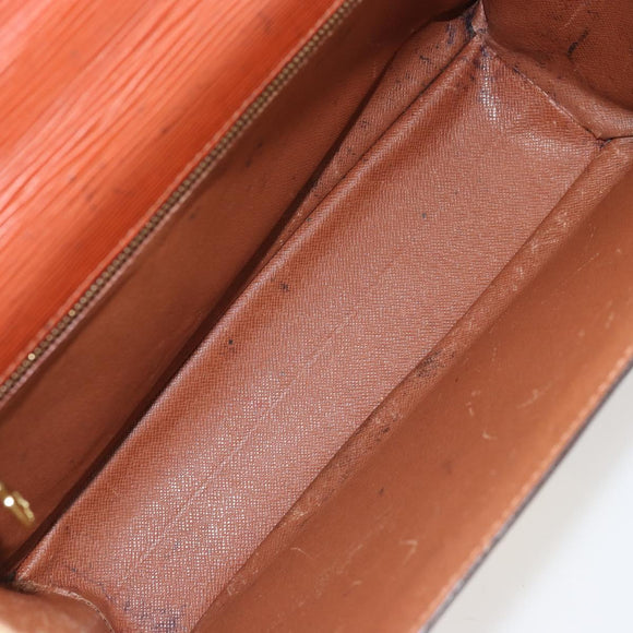 LOUIS VUITTON Epi Monceau 28 Hand Bag Brown M52123 LV Auth 95811