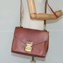 LOUIS VUITTON Epi Monceau 28 Hand Bag Brown M52123 LV Auth 95811-24