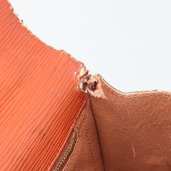 LOUIS VUITTON Epi Monceau 28 Hand Bag Brown M52123 LV Auth 95811