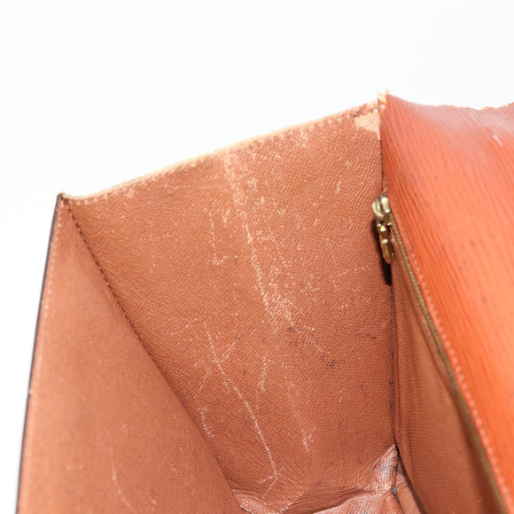 LOUIS VUITTON Epi Monceau 28 Hand Bag Brown M52123 LV Auth 95811