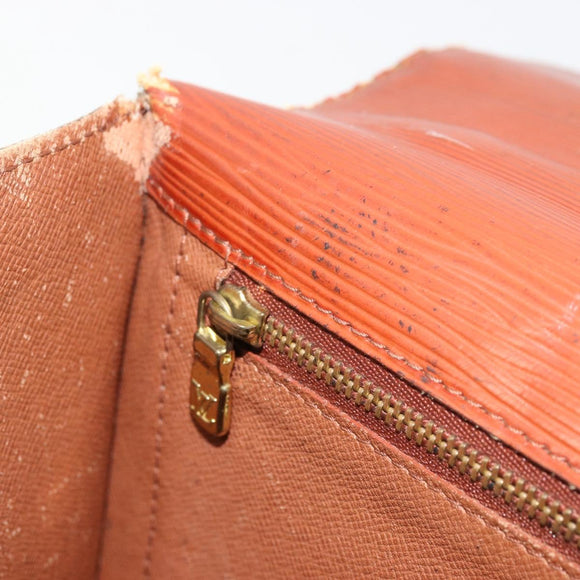 LOUIS VUITTON Epi Monceau 28 Hand Bag Brown M52123 LV Auth 95811