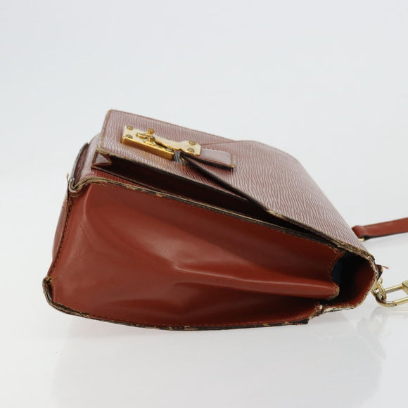 LOUIS VUITTON Epi Monceau 28 Hand Bag Brown M52123 LV Auth 95811