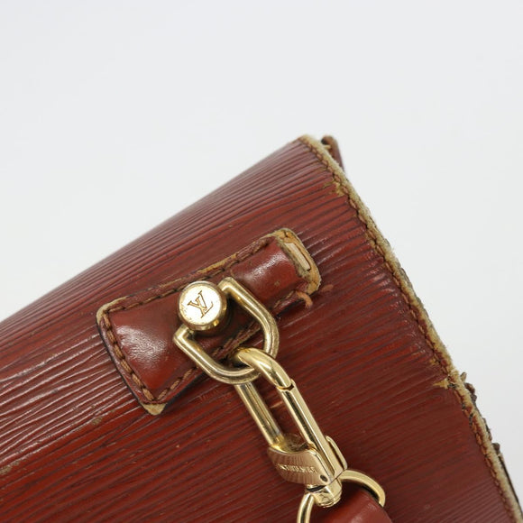 LOUIS VUITTON Epi Monceau 28 Hand Bag Brown M52123 LV Auth 95811
