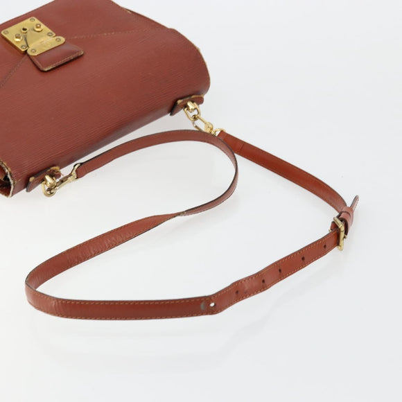 LOUIS VUITTON Epi Monceau 28 Hand Bag Brown M52123 LV Auth 95811