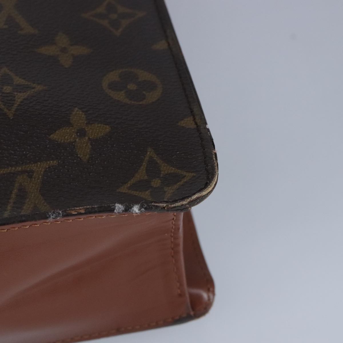 LOUIS VUITTON Monogram Monceau 28 Hand Bag 2way M51185 LV Auth 95822