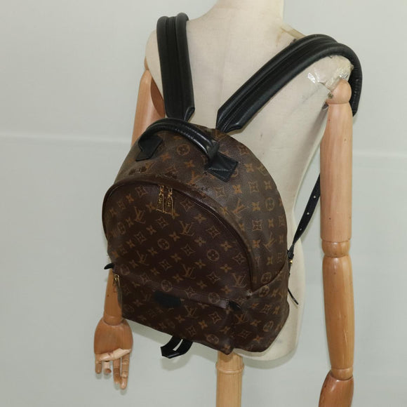 LOUIS VUITTON Monogram Palm Springs MM Backpack M44874 LV Auth 95834