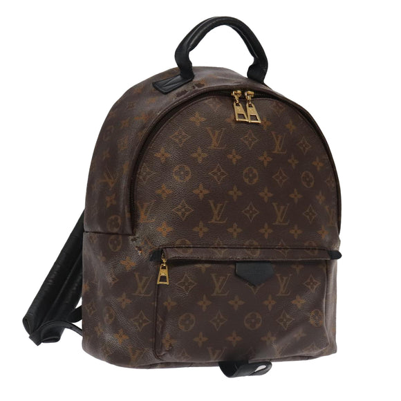 LOUIS VUITTON Monogram Palm Springs MM Rucksack M44874 LV Auth 95834