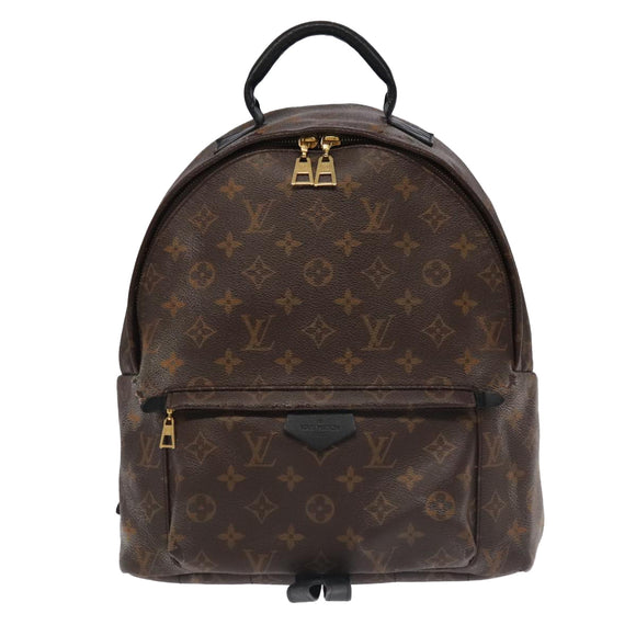 LOUIS VUITTON Monogram Palm Springs MM Rucksack M44874 LV Auth 95834