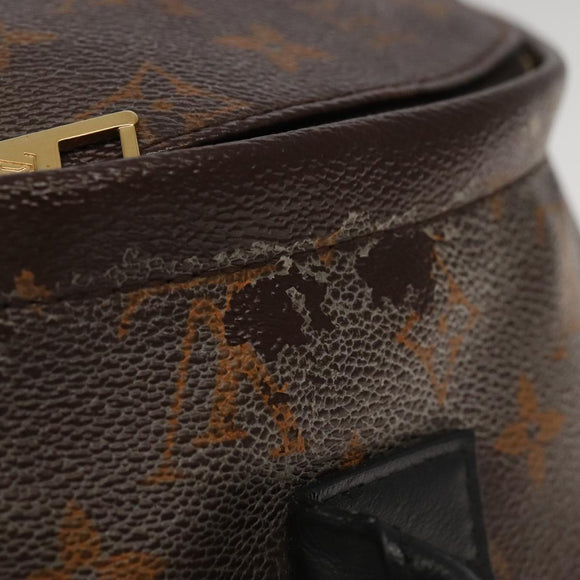 LOUIS VUITTON Monogram Palm Springs MM Backpack M44874 LV Auth 95834