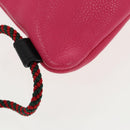 GUCCI Backpack Leather Pink 523586 Auth 95840V-16