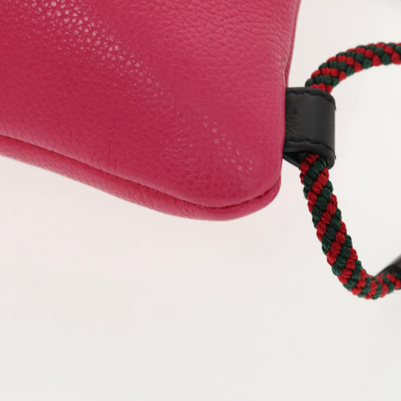 GUCCI Backpack Leather Pink 523586 Auth 95840V