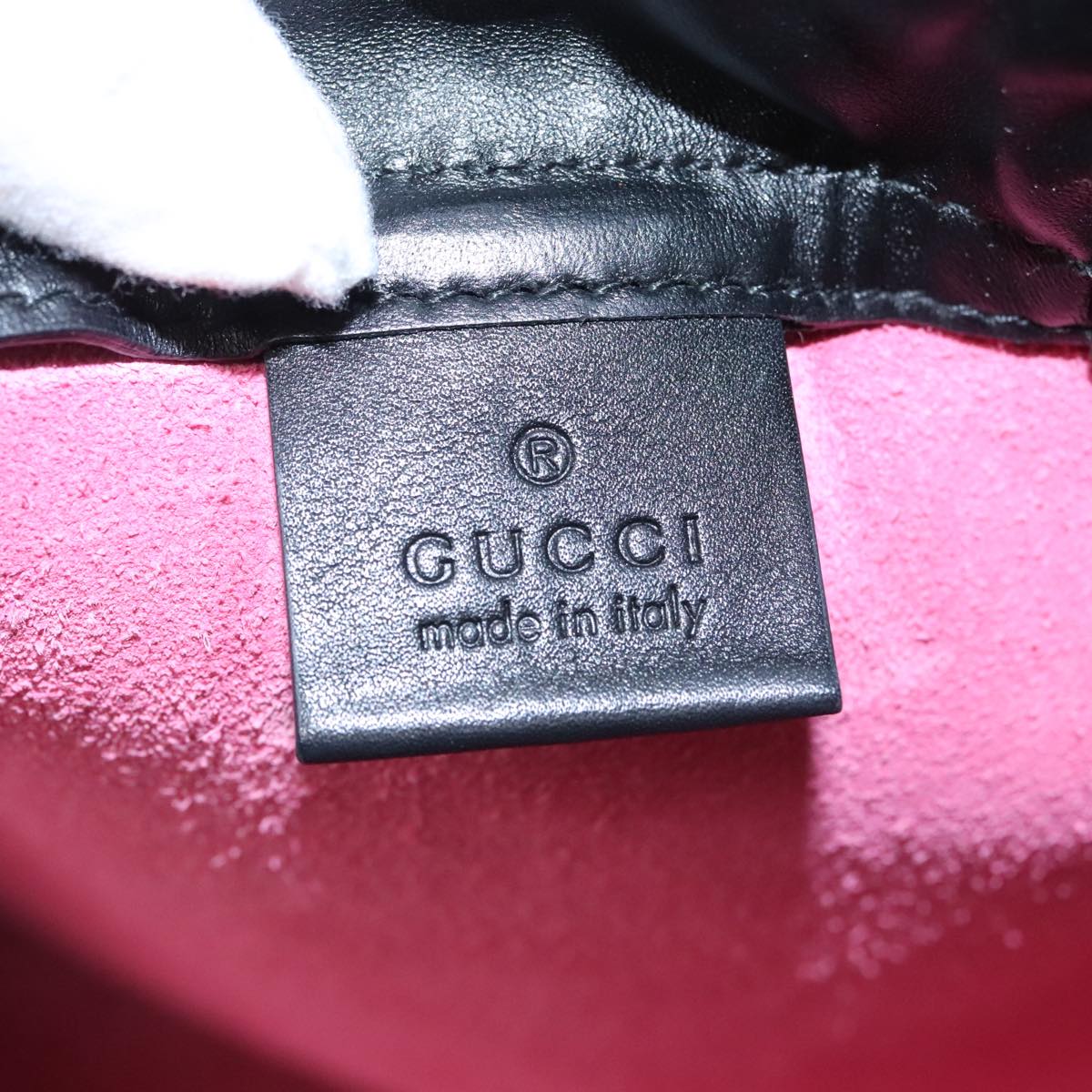 GUCCI Backpack Leather Pink 523586 Auth 95840