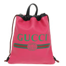 GUCCI Backpack Leather Pink 523586 Auth 95840V-13