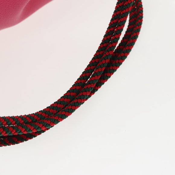 GUCCI Backpack Leather Pink 523586 Auth 95840V