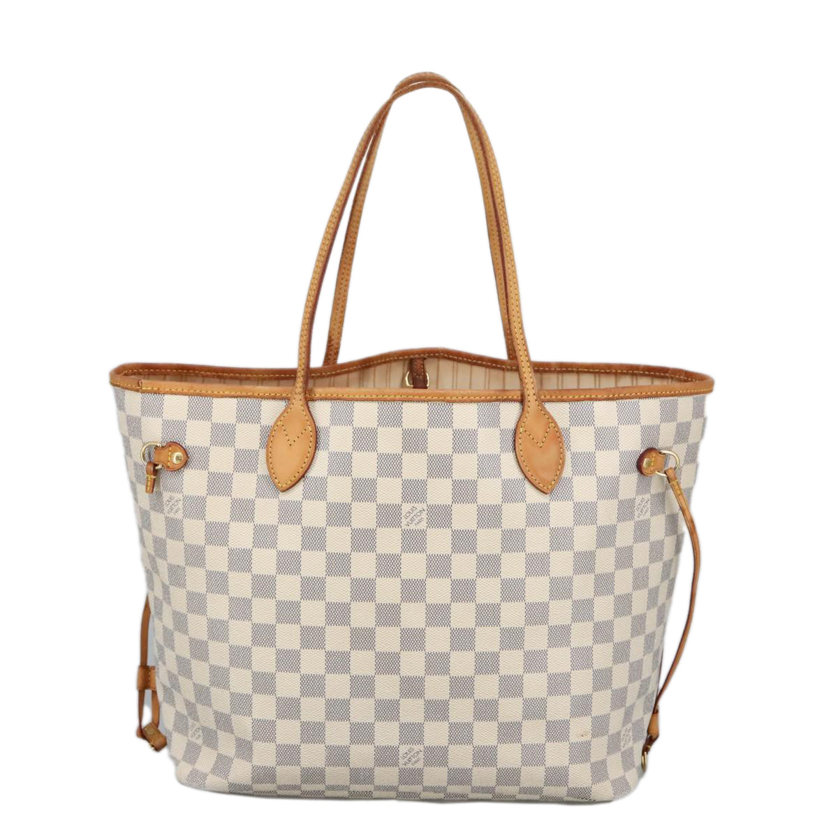 LOUIS VUITTON Damier Azur Neverfull MM Tote Bag N51107 LV Auth 95847 - 0