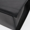 Salvatore Ferragamo Chain Shoulder Bag Leather Black Auth 95853-9