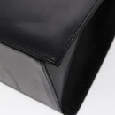 Salvatore Ferragamo Chain Shoulder Bag Leather Black Auth 95853-15