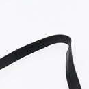 Salvatore Ferragamo Chain Shoulder Bag Leather Black Auth 95853-8