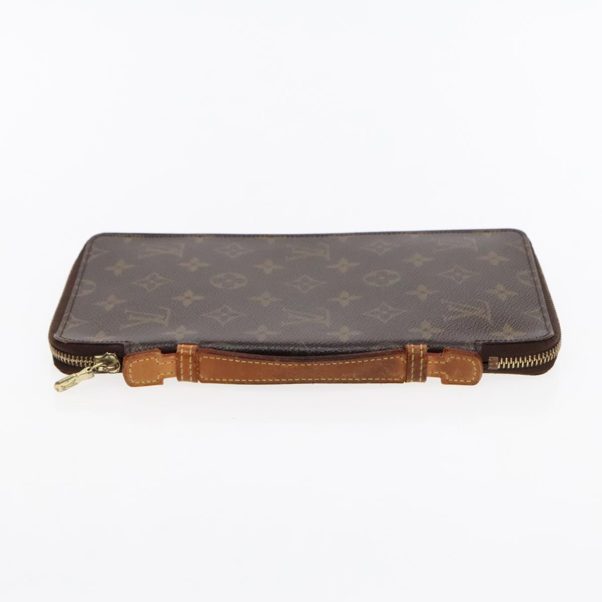 LOUIS VUITTON Monogram Organizer De Voyage Travel Case M60120 LV Auth 95855