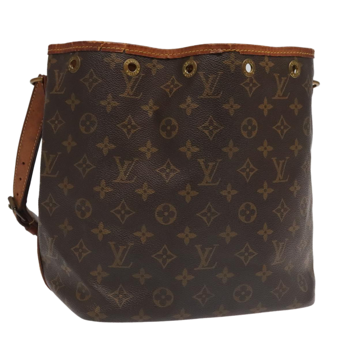 LOUIS VUITTON Monogram Petit Noe Shoulder Bag M42226 LV Auth 95863