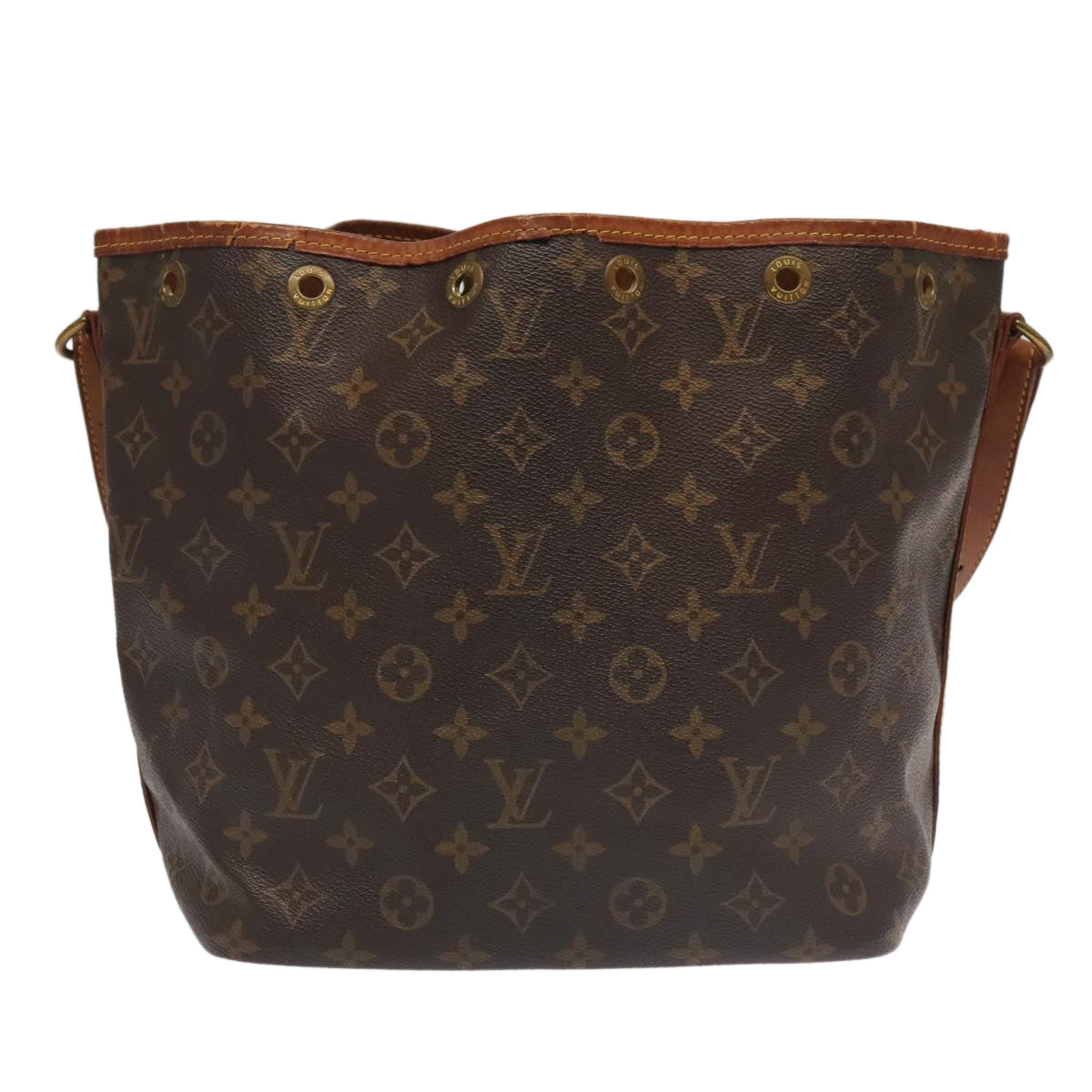 LOUIS VUITTON Monogram Petit Noe Shoulder Bag M42226 LV Auth 95863