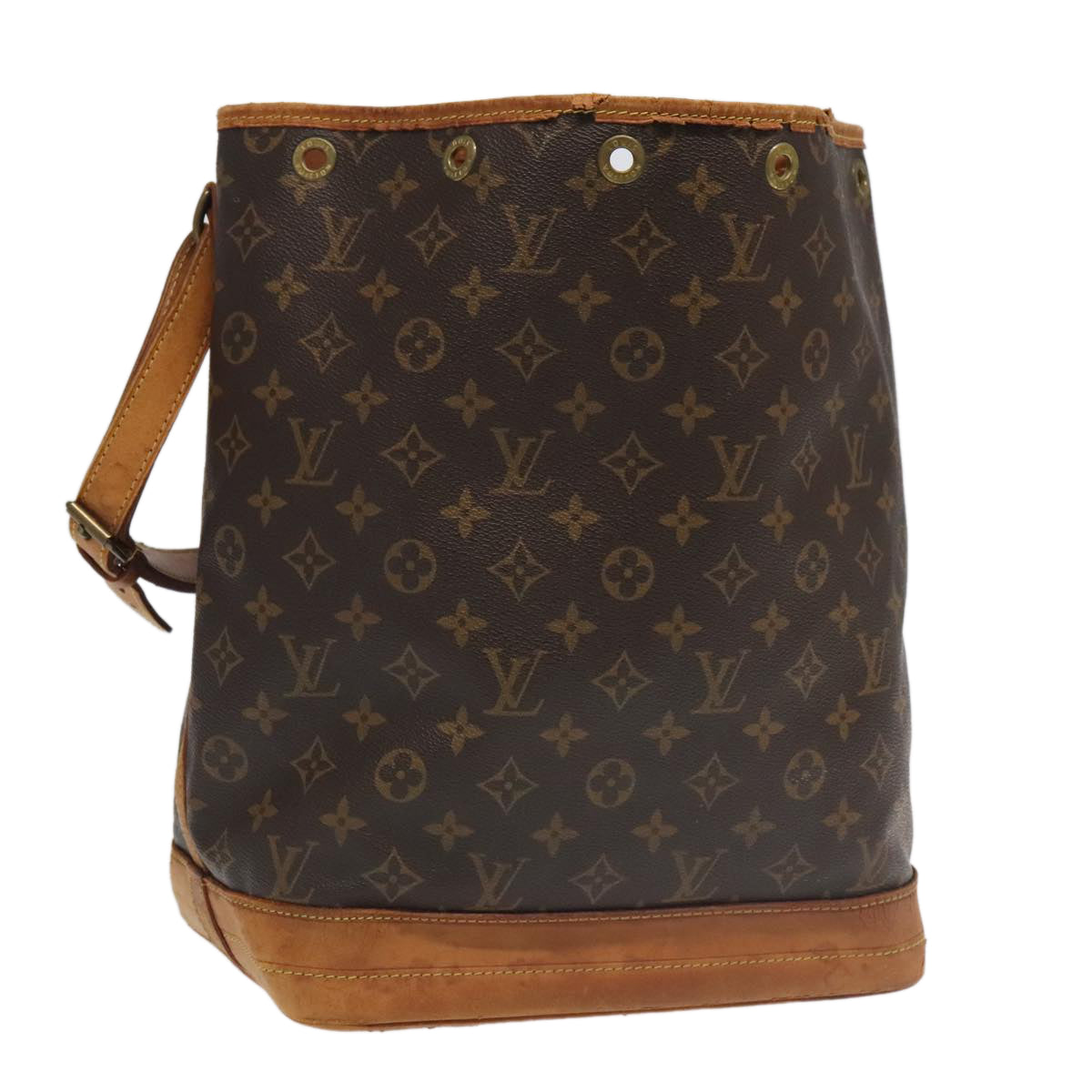 LOUIS VUITTON Monogram Noe Shoulder Bag M42224 LV Auth 95865