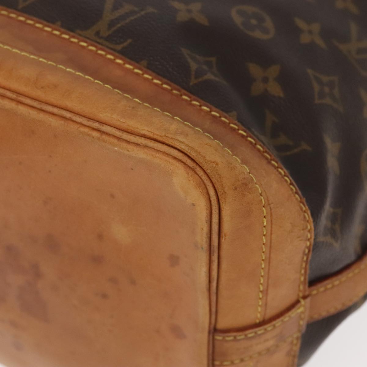 LOUIS VUITTON Monogram Noe Shoulder Bag M42224 LV Auth 95865