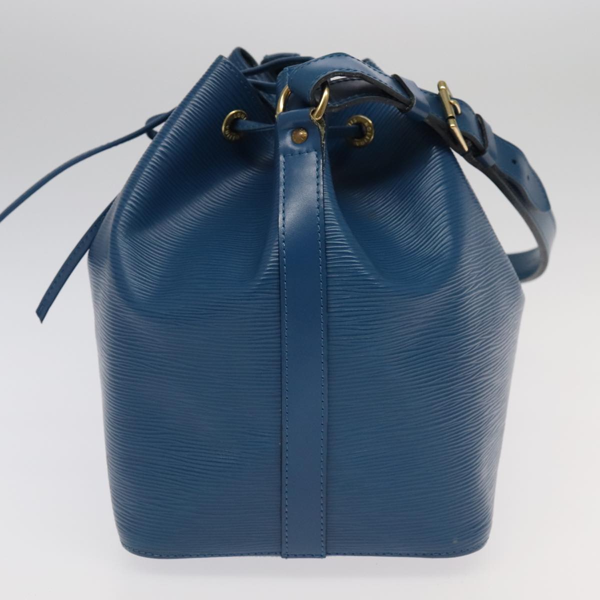 LOUIS VUITTON Epi Petit Noe Shoulder Bag Blue M44105 LV Auth 95867