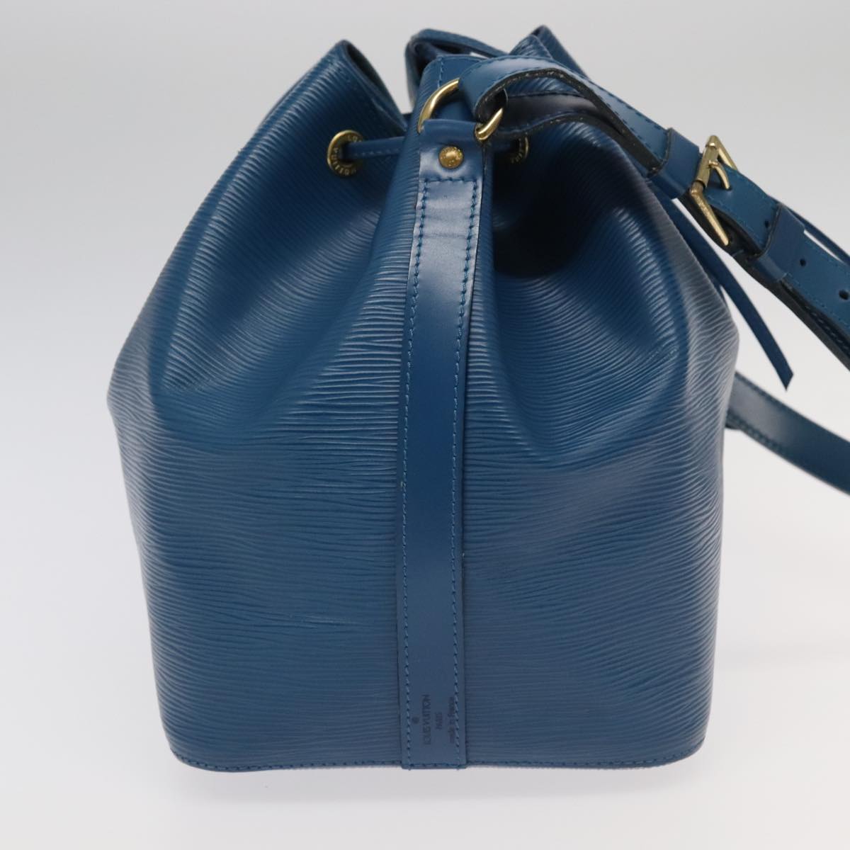 LOUIS VUITTON Epi Petit Noe Shoulder Bag Blue M44105 LV Auth 95867