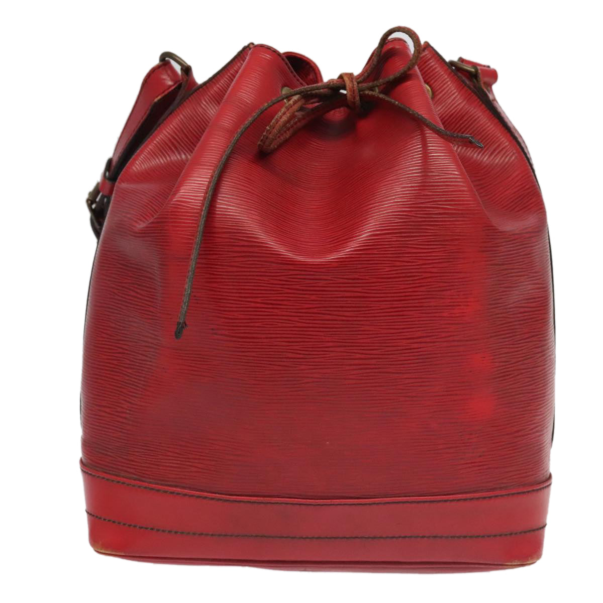 LOUIS VUITTON Epi Noe Shoulder Bag Red M44007 LV Auth 95875