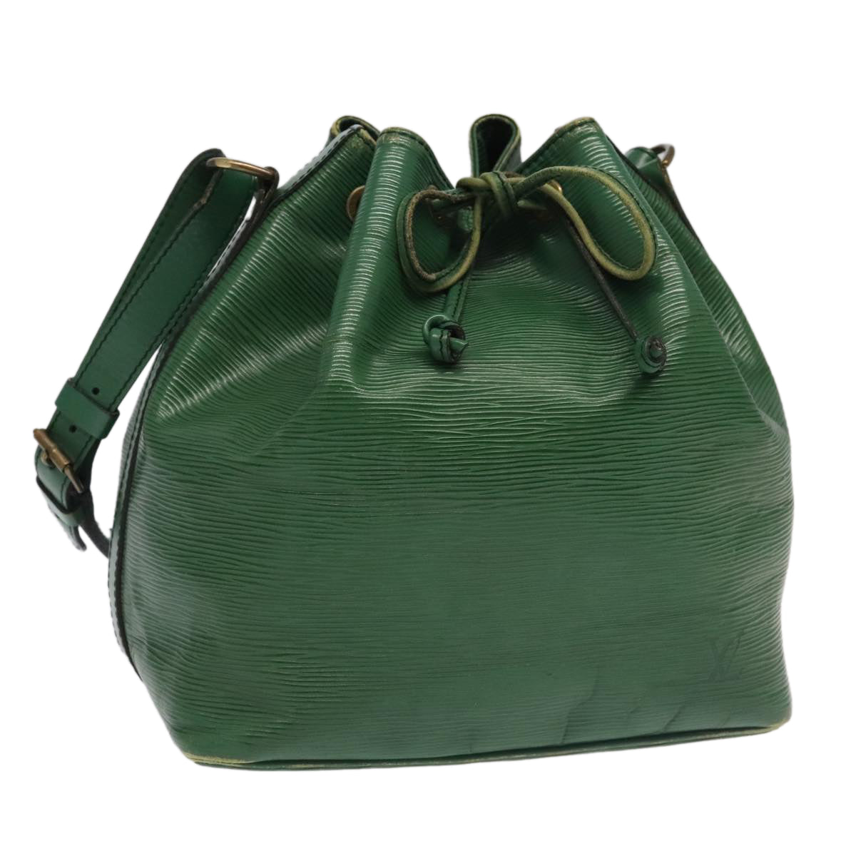 LOUIS VUITTON Epi Petit Noe Shoulder Bag Green M44102 LV Auth 95884