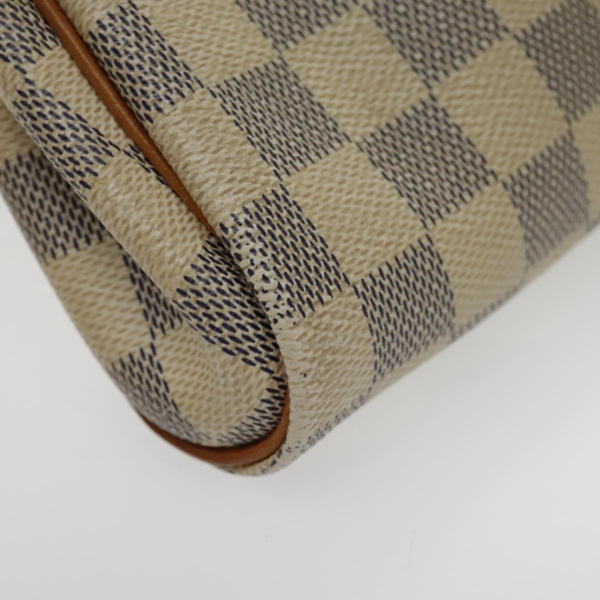 LOUIS VUITTON Damier Azur Eva Shoulder Bag 2way N55214 LV Auth 95885