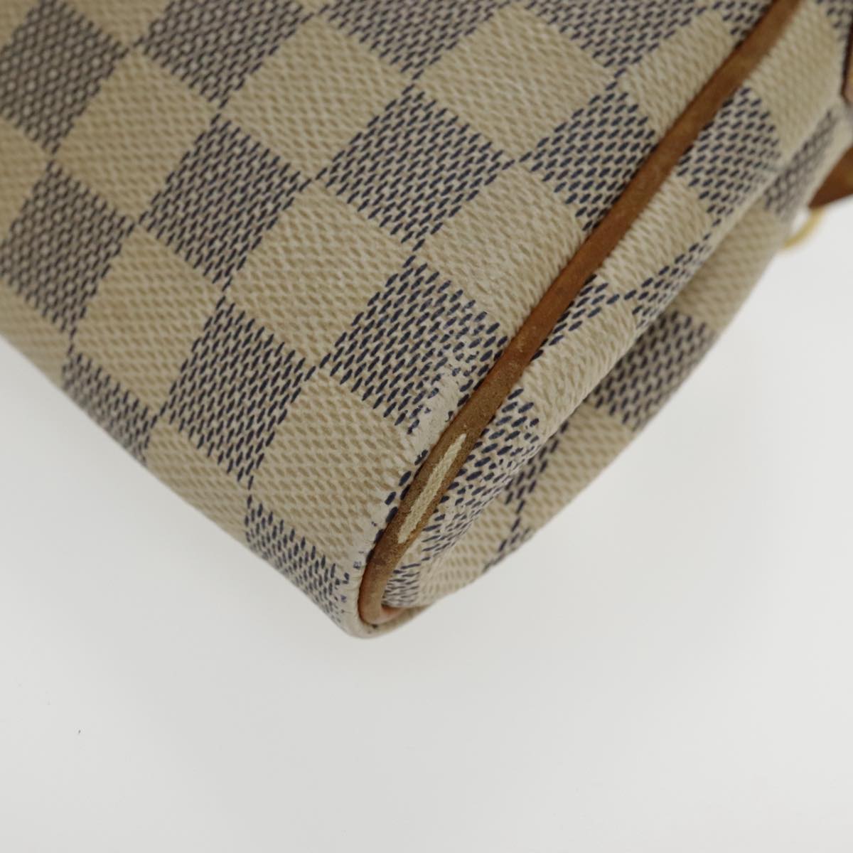 LOUIS VUITTON Damier Azur Eva Shoulder Bag 2way N55214 LV Auth 95885