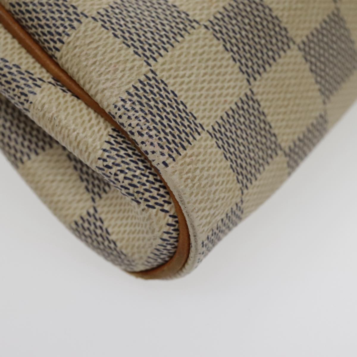 LOUIS VUITTON Damier Azur Eva Shoulder Bag 2way N55214 LV Auth 95885