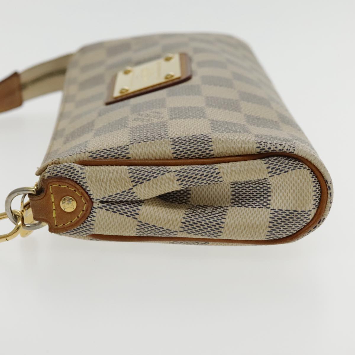 LOUIS VUITTON Damier Azur Eva Shoulder Bag 2way N55214 LV Auth 95885