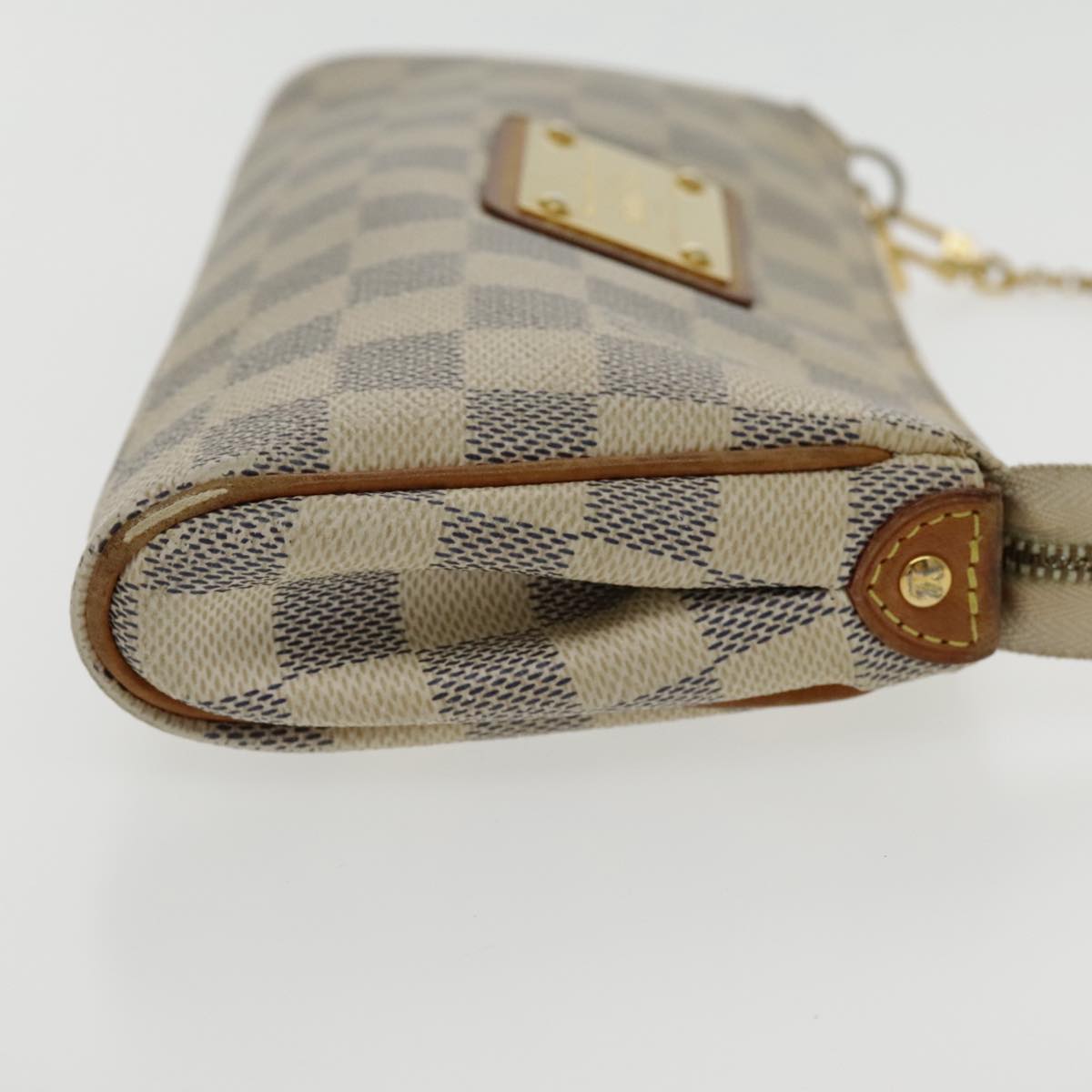 LOUIS VUITTON Damier Azur Eva Shoulder Bag 2way N55214 LV Auth 95885