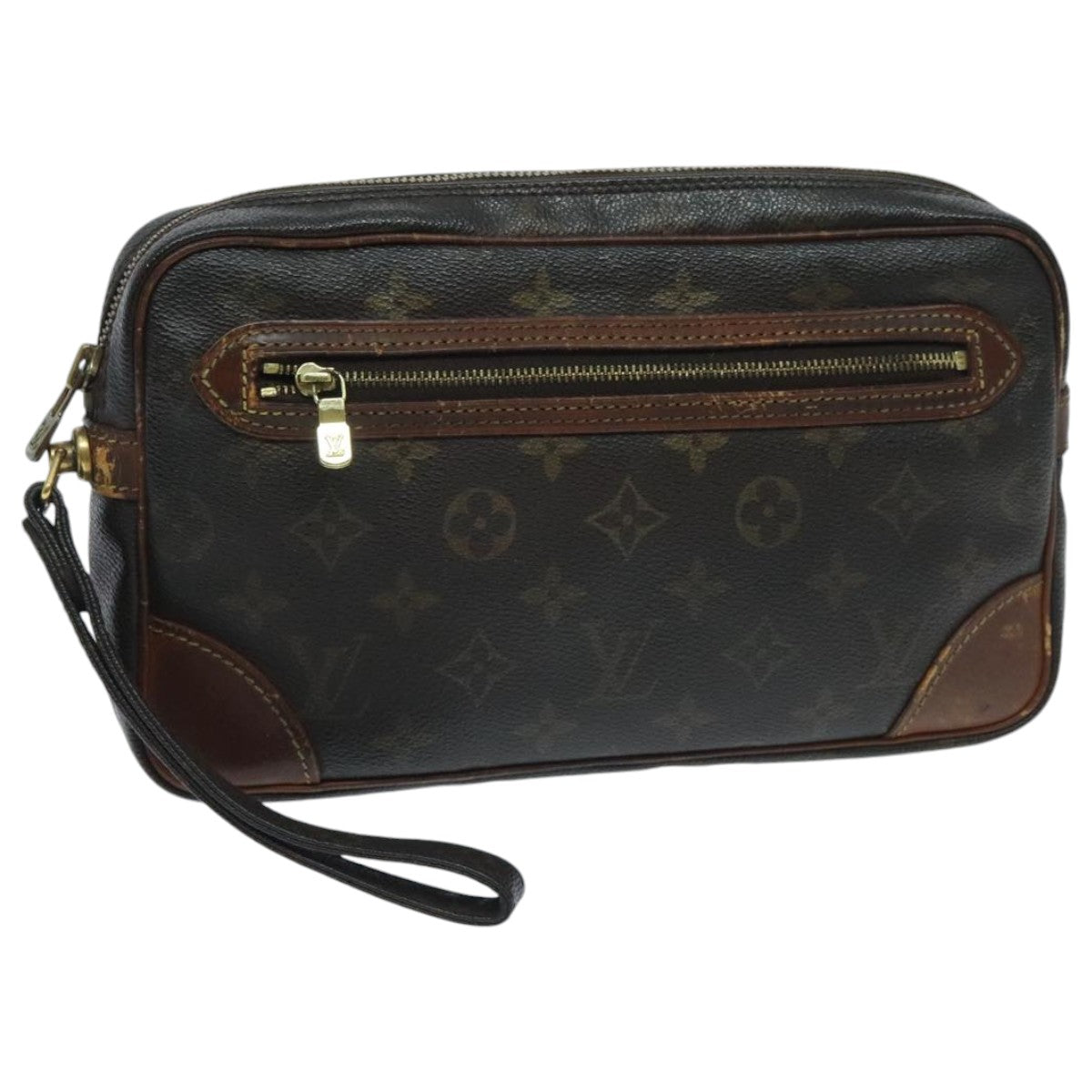 LOUIS VUITTON Monogram Marly Dragonne GM Clutch Bag M51825 LV Auth 95886