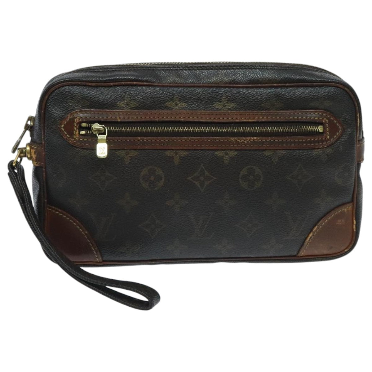 LOUIS VUITTON Monogram Marly Dragonne GM Clutch Bag M51825 LV Auth 95886