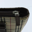 BURBERRY Nova Check Tote Bag Canvas Beige Auth 95891-11