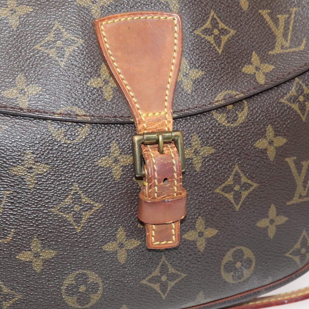 LOUIS VUITTON Monogram Jeune Fille MM Shoulder Bag M51226 LV Auth 95909