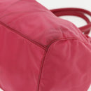 PRADA Hand Bag Nylon 2way Pink Silver Auth 95918-16