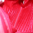 PRADA Hand Bag Nylon 2way Pink Silver Auth 95918-24