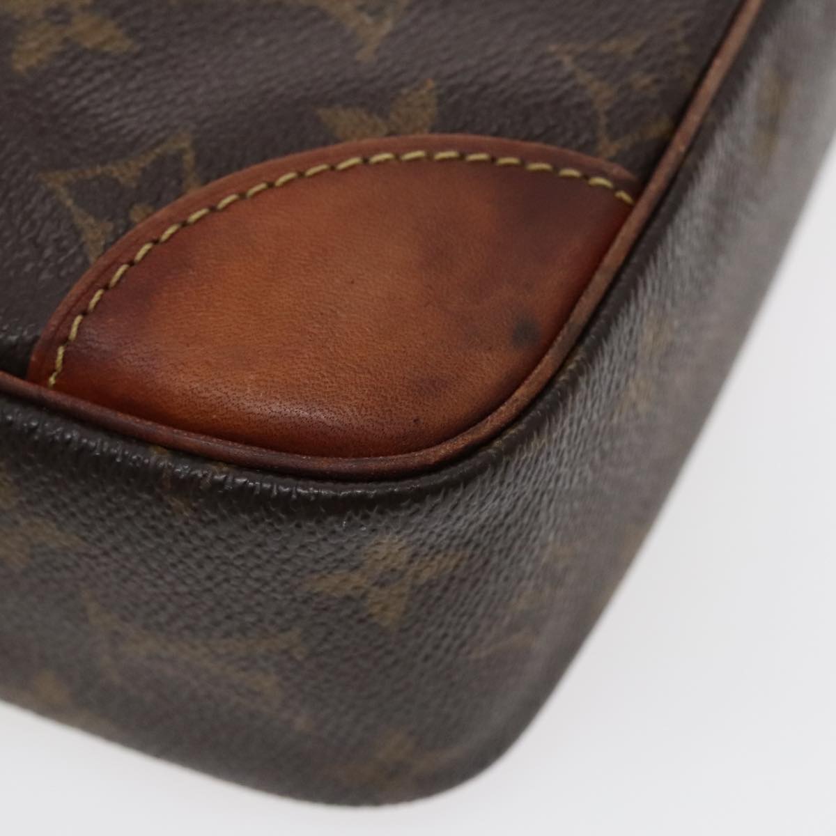 LOUIS VUITTON Monogram Compiegne 28 Clutch Bag M51845 LV Auth 95921