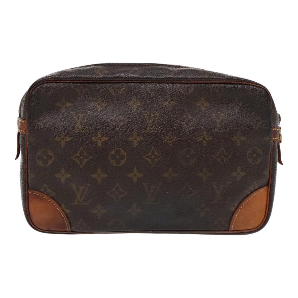 LOUIS VUITTON Monogram Compiegne 28 Clutch Bag M51845 LV Auth 95921 - 0