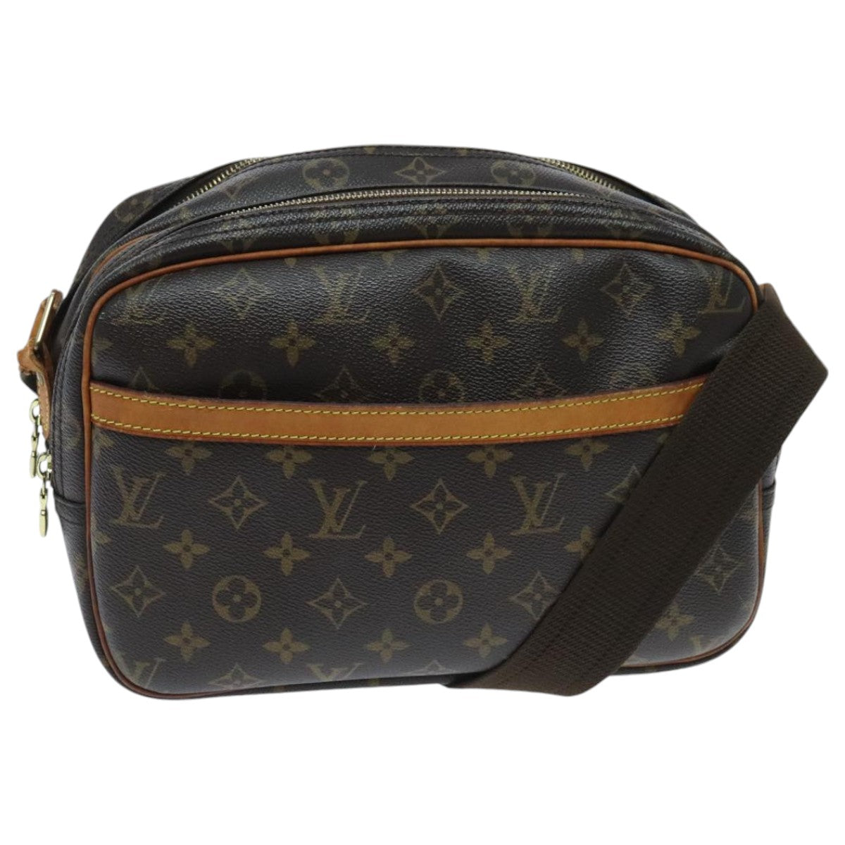 LOUIS VUITTON Monogram Reporter PM Shoulder Bag M45254 LV Auth 95926