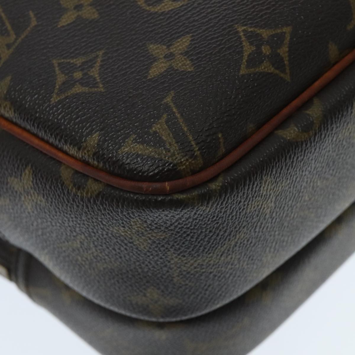 LOUIS VUITTON Monogram Reporter PM Shoulder Bag M45254 LV Auth 95926