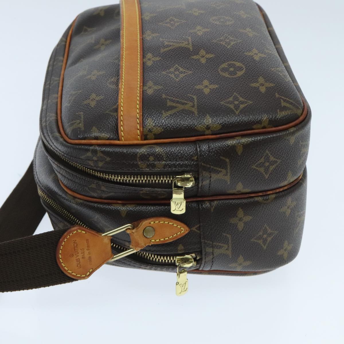 LOUIS VUITTON Monogram Reporter PM Shoulder Bag M45254 LV Auth 95926