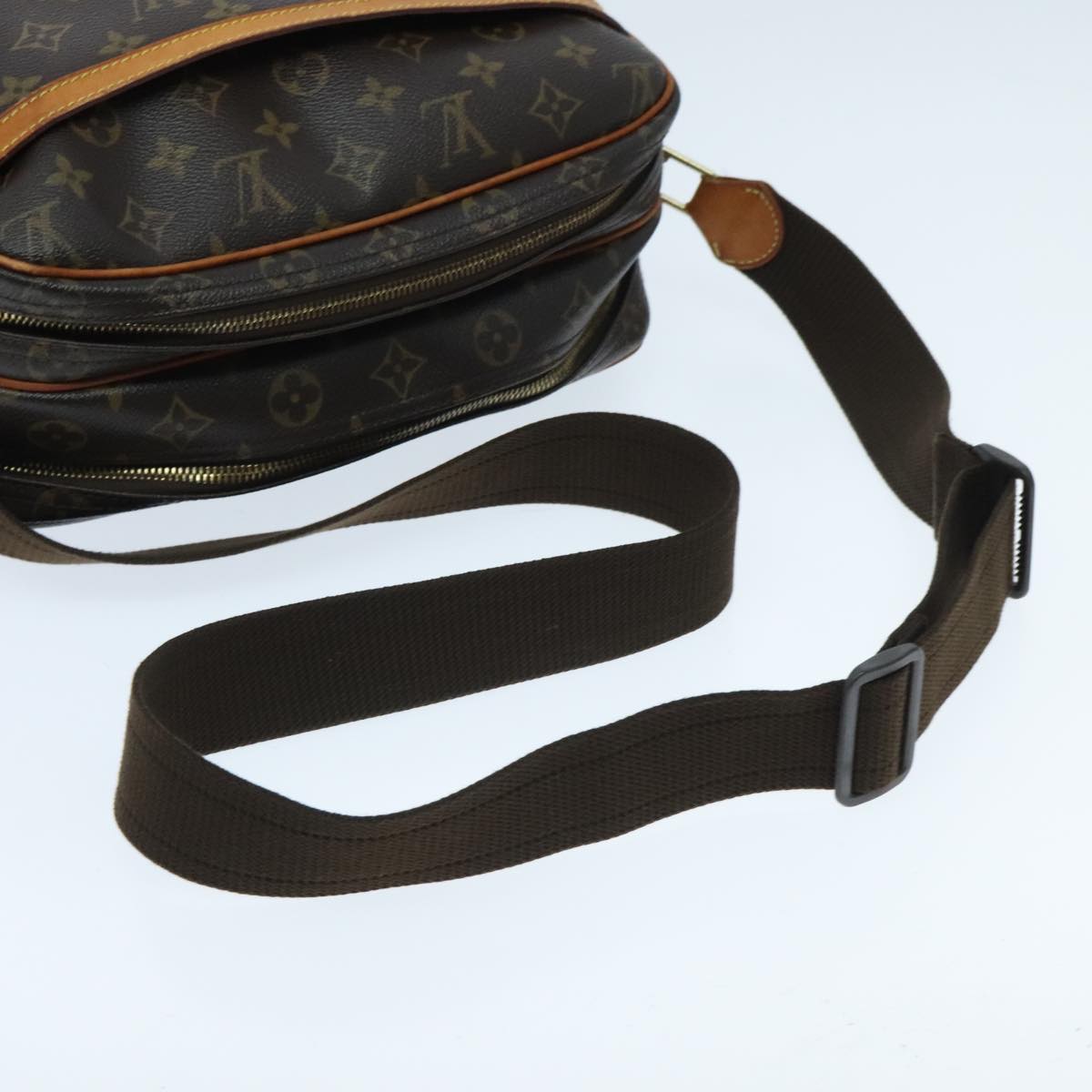 LOUIS VUITTON Monogram Reporter PM Shoulder Bag M45254 LV Auth 95926