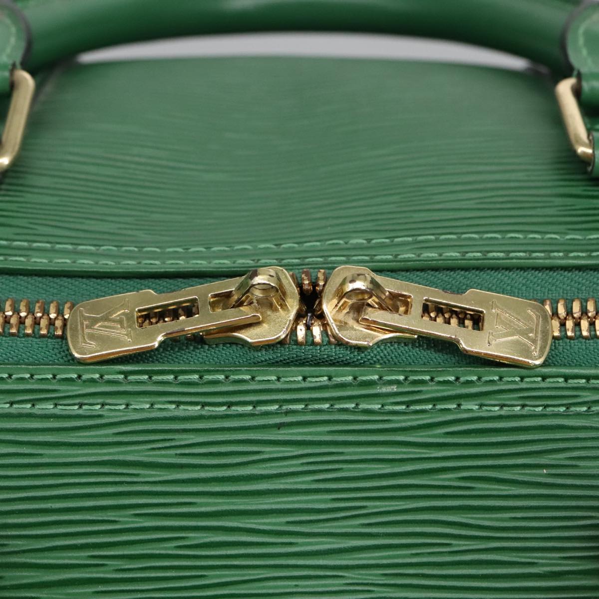 LOUIS VUITTON Epi Keepall 50 Boston Bag Green M42964 LV Auth 95933