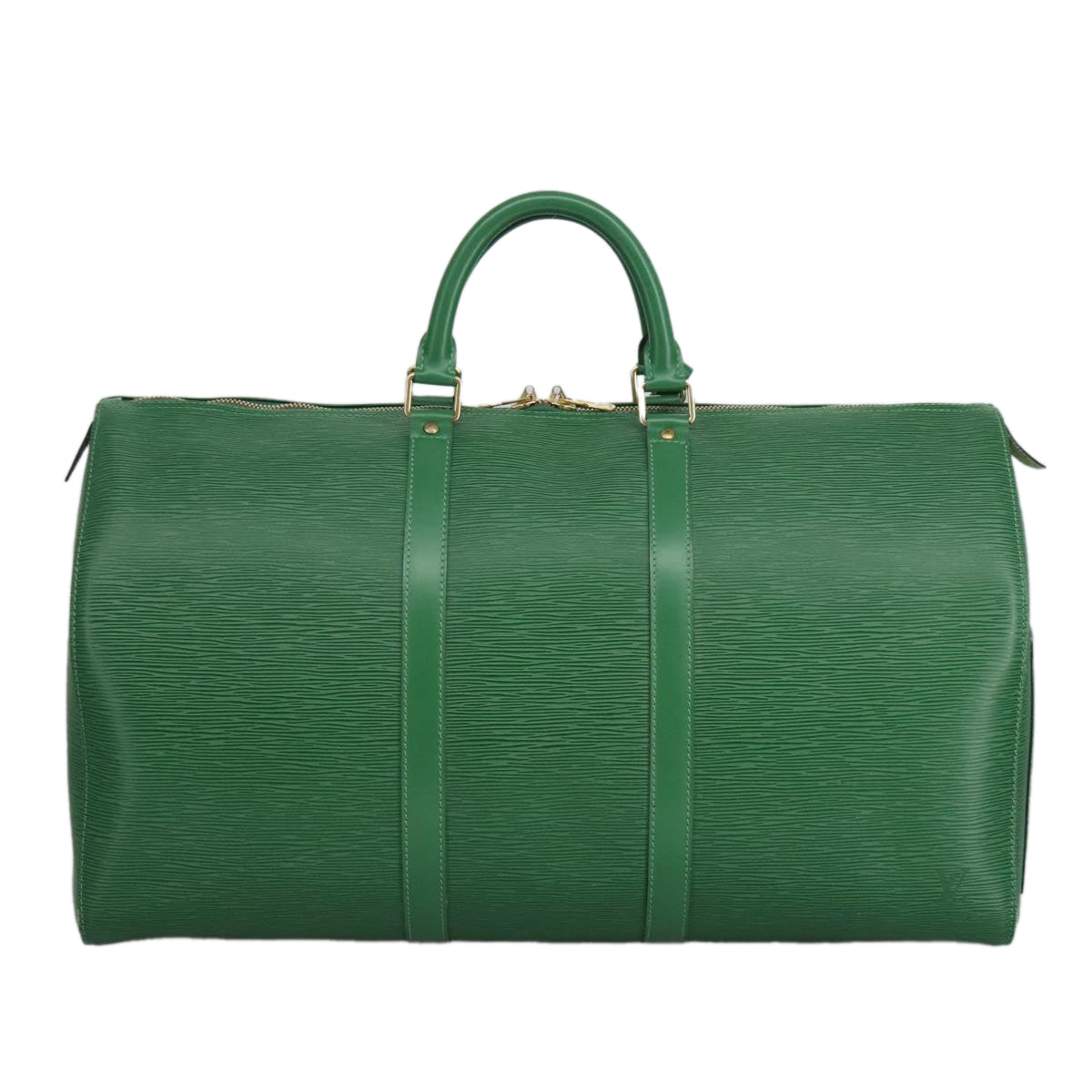 LOUIS VUITTON Epi Keepall 50 Boston Bag Green M42964 LV Auth 95933 - 0